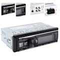 Pikkukuva 8 / 8: 12V Auton FM-radio Bluetooth MP3-audiosoitin, tukee AUX USB -kaukosäädintä irrotettavalla paneelilla