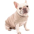 Pikkukuva 1 / 5: Pienet koiran villapaidat pehmeästä fleecestä, liivi, koiran collegepaita, karvaton kissa, Chihuahua, Bulldogit, ruskea S