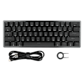 Miniatyrbild 1 av 8: MAGIC REFINER Gamingtangentbord 61 tangenter Bärbar Hållbar RGB Bakgrundsbelyst Ergonomiskt Mekaniskt Tangentbord för Laptop PC