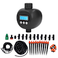 Miniatyrbillede 1 af 8: Automatisk vandingssensor G3/4 gevind touch screen automatisk vandingssensor have smart vanding timer controller sort 10m