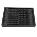 Miniatyrbilde 1 av 8: 18 stk Profesjonell Perming Hair Roller Husholdning DIY Bølget krøllete hår Curler Styling Tool Black