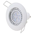 Miniatyrbild 5 av 5: 4x Downlight Tak inkl. GU10 lamphållare - Monteringshål ø60mm, ø80x24mm, Aluminium Vit, LED/Halogen