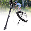 Miniatyrbillede 5 af 8: Justerbar universal aluminiumslegering Cykel Stativ Sidestøtte Parkeringsstativ Fod Cykeltilbehør