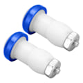 Miniatyrbilde 3 av 8: 2 stk sykkellys LED justerbar 20 meter synlig styre blinklys med innebygde batterier for sykkelstyre blå