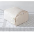 Miniatyrbillede 5 af 5: Canvas Opbevaringspose til Garderobe, Stor Blød Organizer til Sengetøj og Tøj - Beige