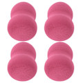 Pikkukuva 3 / 8: FOCALLURE 4kpl Wet Dry Dual Use Makeup Puff Soft Loose Powder Puff Set FA136 (viininpunainen)
