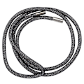 Miniatyrbillede 8 af 8: Rhinestone Reb 6 mm Bredde Shiny Glitter Dekorativ Snor Trim Tilbehør til Sko Tøj Sort Mesh Hvid Rhinestones 120 cm Længde