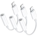 Miniatyrbild 1 av 5: Lightning till 3,5 mm hörlursadapter - 3-pack