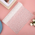 Miniatyrbillede 6 af 8: Rhinestone Mesh Ribbon Wrap Fødselsdag Bryllup Fest DIY Dekor Tøj Tilbehør Transparent Hvid