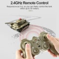 Pikkukuva 6 / 8: RC Tank 1/30 Kaukosäädin Tank Lelu Lasten Lasten ajoneuvomalli Lelu Lahja