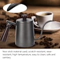 Miniatyrbillede 8 af 8: 700 ml rustfrit stålkanden til te og kaffe med lang, smal tud til husholdningsbrug