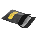 Miniatyrbilde 3 av 8: 18x23cm RC Lipo batteriveske Brannsikker eksplosjonssikker Lipo beskyttelsesveske for ladeoppbevaring Svart