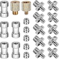 Miniatyrbilde 1 av 2: 1 stk Kameraadapter Skruer, 1/4\" Til 3/8\" Stativ Skruegjenge Adapter For Blitser Konverter For Monopodnew -CNJR