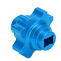 Miniatyrbild 8 av 8: RC Differential Locker Spool i aluminiumlegering för Tamiya 54649 TT 02 B T D 1/10 RC Bil Ersättning Blå