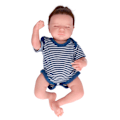 Miniatyrbild 7 av 8: 12 Tums Silikon Dockliknande Ögon Stängda Emulational Nyfödd Babydockor Tvättsbart Vattentätt Babypojke
