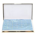 Miniatyrbilde 6 av 8: Vannfarger Blå Brilliant Safir Boks 24 Farger Metallisk Glitter Solid Transparent Vannfarge