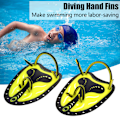 Miniatyrbild 2 av 8: WAL Simning Dykning Handfenor Paddlar Webbed Training Fen Scuba Utrustning (Gult S)