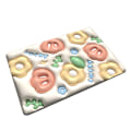 Pikkukuva 1 / 8: Piimahappoinen kylpymatto, liukumaton 3D-kuvio, nopeasti kuivuva kylpyhuoneen lattiamatto 004