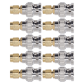 Miniatyrbillede 2 af 8: 10 STK SMA han til BNC han adapter udskiftning RF koaksialkabel konverteringsstik