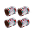 Miniatyrbillede 5 af 8: 4 stk. tylstof DIY-håndværk slidstyrke symfoni polyester glitter tylruller 6 cm hvid