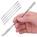 Miniatyrbilde 3 av 5: 4 stk. Håndverktøy i lær Rustfritt stål Dobbelthodet Limstift DIY Lærverktøy