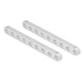Miniatyrbilde 8 av 8: 1 par 3102-0009-0072 flat bjelke 9 hull 4 x 8 x 72 mm tilbehør til robotstruktur