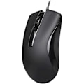 Miniatyrbillede 1 af 5: USB Kablet Mus, Gaming Mus, Ambidextrous, 2400 DPI Kompatibel med PC/Mac/Laptop/Laptop/Desktop 1.5M Kabel (Sort)