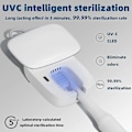 Pikkukuva 2 / 5: Latautuva UV-hammasharjan desinfiointilaite, kannettava teline UVC-puhdistusvalolla kaikille manuaalisille ja sähköhammasharjoille