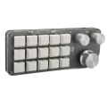 Miniatyrbilde 3 av 8: Enhånds mekanisk tastatur 15 taster 3 knotter med RGB Bluetooth Plug and Play multifunksjonelt minispilltastatur