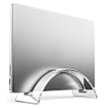 Miniatyrbillede 2 af 5: Vertikal Laptop Stand Skrivebordsholder Høj Stabilitet Stærk Bæreevne Akryl Skrivebordsstander Personlig Computerholder