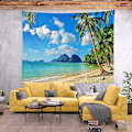 Miniatyrbild 2 av 5: Tropisk Ö-Paradisets Väggbonad