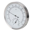 Miniatyrbillede 5 af 8: 2 i 1 rustfrit stål dampbad Sauna Rum termometer Hygrometer Termo Hygrometer indendørs