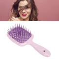 Miniatyrbild 3 av 6: Professionell detangling paddelborste för snabb föning - mörk färg Purple purple handle