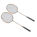 Miniatyrbild 7 av 8: 2 st badmintonsats set lätt järnlegering en bit badmintonracketar med förvaringsväska för nybörjare