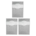 Miniatyrbilde 5 av 8: 3 stk. Embossing-mapper Unik design konkav konveks teksturmaler for DIY-invitasjoner Kortlaging