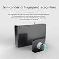 Miniatyrbild 3 av 5: Fingeravtryckslås Låda Intelligent Biometriskt Elektronisk Lås Filskåpslås Sekretesskydd Smart Fingeravtryckslås