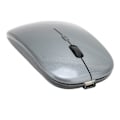 Miniatyrbilde 4 av 8: LED 2.4GHz trådløs mus justerbar DPI USB-lading anti-fingeravtrykk stille mus trådløs for bærbar grå