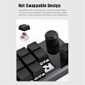 Miniatyrbilde 5 av 5: Mini Gaming Keypad Hotswap Macropad Hvit