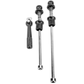 Miniatyrbillede 1 af 8: Alu-legering landevejscykel Anti-tyveri Quick Release spyd Hjul Låsesikkerhed (sort)