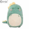 Miniatyrbilde 1 av 5: Søt feit dinosaur Shiba Inu hundepute plysjleke - Squishy og bedårende! 60cm dinosaur