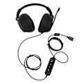 Miniatyrbillede 3 af 8: PC-headset med støjreduktion og lydstyrkejustering - USB-computer-gaming-headset med mikrofon