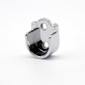 Miniatyrbilde 1 av 5: Hengende skinnebraketter Runde skapstenger Sinklegering U-formet gardinstang (25 mm)