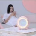 Miniatyrbild 2 av 5: Barn Väckarklocka Ljusstark LED Digital Nattlampa Smart USB