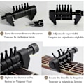 Miniatyrbild 2 av 5: Ukulele Capo Akustisk Elektrisk Gitarr Clip Snabbväxlande Capo Clamp, portabel Akustisk Gitarrackord Zekai
