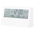 Miniatyrbild 1 av 7: Multifunktion elektronisk väckarklocka med temperatur-fuktighetsdisplay Digital klocka för hemmet
