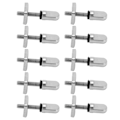 Miniatyrbillede 6 af 8: 10 stk 316 rustfrit stål finneskrue M4x19mm Rustfri surfbrætskrue til Longboards Finer