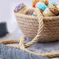 Miniatyrbillede 5 af 5: Jute Reb Hamp Reb 12 mm tyk til Dekoration, DIY Håndværk, Havearbejde