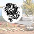 Miniatyrbilde 5 av 8: 30 stk Slitesterk PE-sluk Agnklemme Fiskekrok-frakoblingstilbehør (svart)