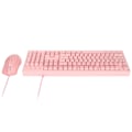 Miniatyrbillede 4 af 8: Trådløs tastatur- og musekombination ergonomisk vandtæt design RGB 6 niveauer DPI justerbart computertilbehør