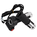 Miniatyrbillede 1 af 8: 12V-99V Universal 6-tråds elektrisk cykel gashåndtag med to sektioner tre hastighedssølv